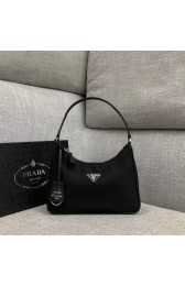 Top Prada Re-Edition nylon Tote bag 91204 black HV10295eo14