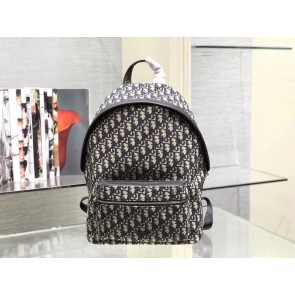 AAAAA Imitation Dior Canvas Backpack Bag M04421 Black HV09885oT91