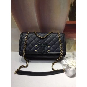 CHANEL Clutch with Chain A85533 black HV01719fw56