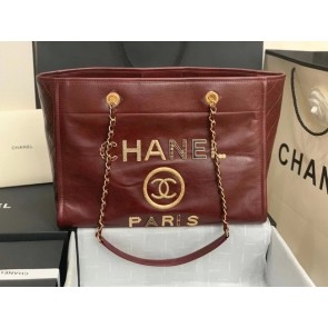 Chanel shopping bag A67001 Burgundy HV09349fr81