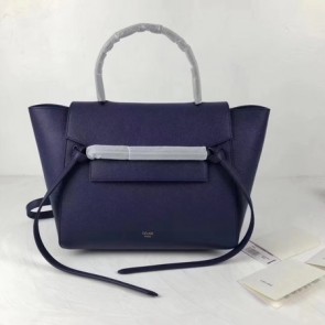 Fake Celine Belt Bag Original Leather Tote Bag 9984 dark blue HV07773Sq37