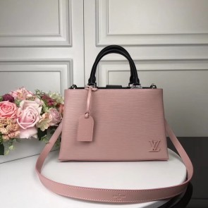 Fake Louis Vuitton KLEBER MM EPI INDIGO M51333 pink HV09260EQ38