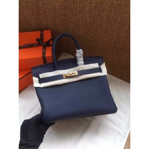 Hermes Birkin Tote Bag Original Togo Leather BK35 dark blue HV01602pk20