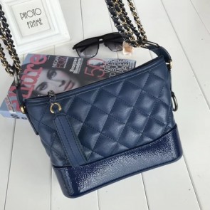 Knockoff Chanel Gabrielle Calf leather Shoulder Bag A91810 blue HV07367ch31