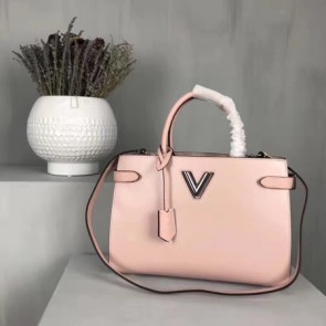Louis Vuitton Epi Leather Montaigne Tote Bag MM 54810 pink HV00831Il41