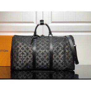 Louis Vuitton KEEPALL BANDOULIERE 50 with Shoulder Strap M53971 black HV09645DS71