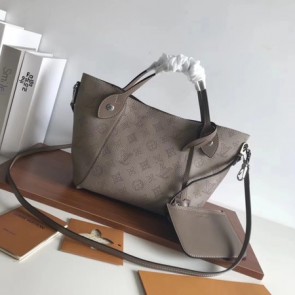 Louis Vuitton original Mahina Leather Tote Bag 54353 grey HV05122PC54
