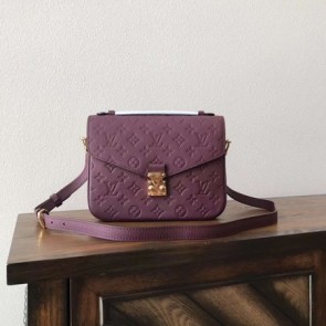 Louis Vuitton original Monogram Empreinte Tote Bag M41486 purple HV09381yk28