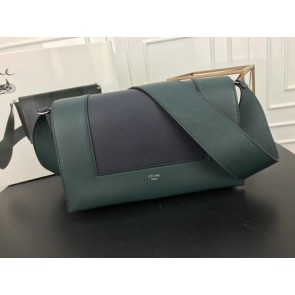 Replica AAA Celine frame Bag Original Calf Leather 5756 green.black HV05169of41