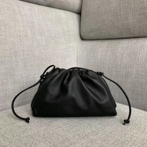 Replica Bottega Veneta Sheepskin Handble Bag Shoulder Bag 1189 black HV11231AP18
