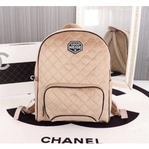 Replica CHANEL Backpack A57594 apricot HV00775hD86