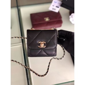 Replica Chanel flap bag Lambskin & Gold-Tone Metal 3797 black HV06675ec82