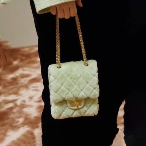 Replica Chanel mini 2.55 handbag AS1961 Green HV02155KG80