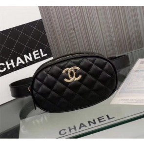 Replica Chanel waist pack Sheepskin 4770 black HV06970Sf59