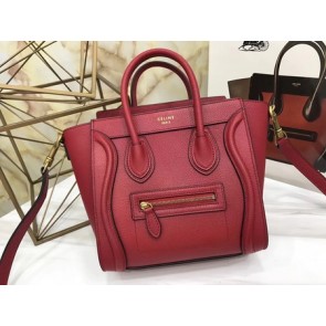 Replica Fashion Celine NANO MINI Tote Bag A3560 red HV04675yI43
