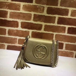 Replica Gucci Soho mini Shoulder Bag 323190 gold HV01627Ix66