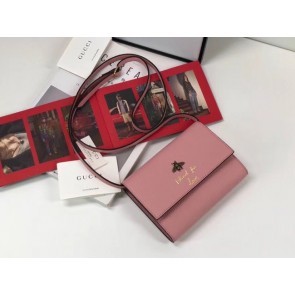 Replica High Quality Gucci GG Marmont cross-body bag 498097 pink HV09140Jh90