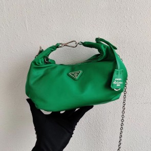 Replica Prada Re-Edition 2005 nylon shoulder bag 1BH172 green HV01307ij65