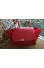 2015 Celine top quality plain weave with nubuck leather 6608 red HV05059vK93