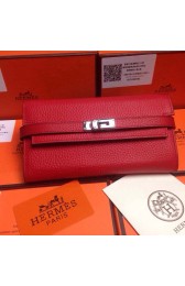 2015 Hermes kelly wallet new model 051300 red HV10357qB82