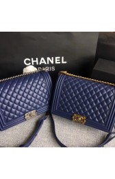 AAA Replica Boy Chanel Flap Bag Original Sheepskin Leather 67088 blue HV00622VB75