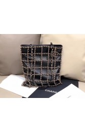 AAA Replica Chanel Lambskin Shopping bag AS1383 black HV00257VB75