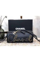 AAA Replica Chanel Original Sheepskin Leather Bowling Bag AS1779 black HV03761cf50