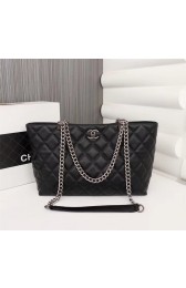 AAAAA Imitation Chanel Calfskin Shoulder Bag 5694 black HV10481Sy67