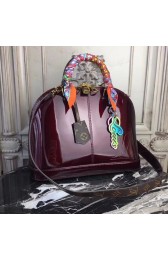AAAAA Imitation Louis Vuitton Monogram Vernis Original leather Alma Tote Bag M54395 purple HV00030oT91
