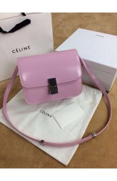AAAAA Knockoff Celine Classic Box Small Flap Bag Smooth Leather 11042 Pink HV11439Pg26