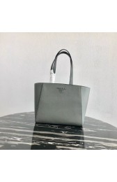 Best Quality Imitation Prada Embleme Saffiano leather bag 1BG288 grey HV00532dK58