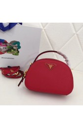 Best Quality Imitation Prada Odette Saffiano leather bag 1BH123 red HV02677dK58