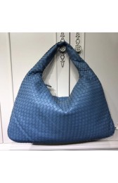 Bottega Veneta Calf leather Hobo Bag 5092 blue HV06183mV18