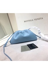 Bottega Veneta Nappa lambskin soft Shoulder Bag 98057 light blue HV03128UW57