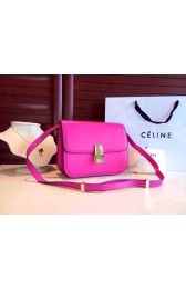 Celine Classic Box Flap Bag Calfskin Leather 2263 Rose HV01789aj95
