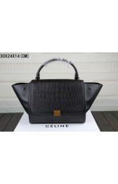 Celine Trapeze Bag Original Leather3342-3 black HV00027SS41