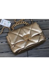 Chanel 19 flap bag AS1160 gold HV02927hi67