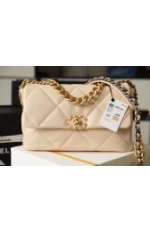 Chanel 19 flap bag AS1161 Beige HV08809Kd37