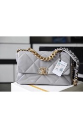 Chanel 19 flap bag AS1161 grey HV08916XW58