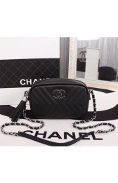 Chanel Calfskin Camera Case bag A57617 black HV08167qB82