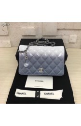 Chanel Clutch with Chain A33814 blue HV10470rf34