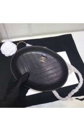 Chanel evening bag Embroidered Lambskin & Gold-Tone Metal AS0204-1 black HV10418Yo25