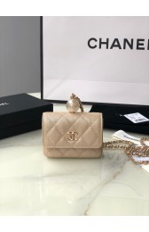 Chanel flap coin purse with chain AP2119 gold HV02475xa43