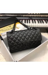 Chanel Flap Shoulder Bag Original sheepskin Leather A1112 black black chain HV00389Wi77