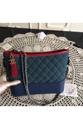 Chanel Gabrielle Nubuck leather Shoulder Bag 1010A dark blue HV05399lu18