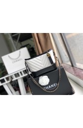 Chanel gabrielle small hobo bag A91810 black&white HV03376dw37