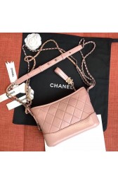 chanel gabrielle small hobo bag A91810 light pink HV09446UF26