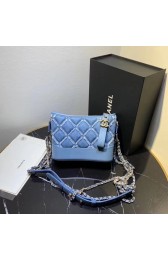 Chanel gabrielle small hobo Denim bag A91810 light blue HV06894Sy67