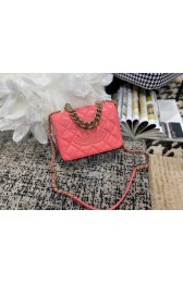 Chanel Lambskin flap bag AS1514 pink HV10694Av26