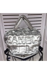 Chanel large shopping bag C3405 Silver HV09946dw37